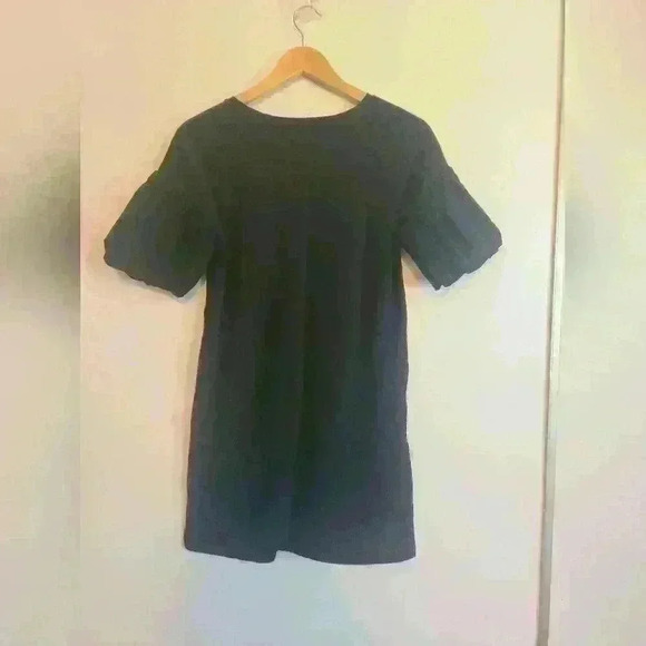 Zara Black Flared Sleeve Dress – Size [Small] - Picture 2 of 6